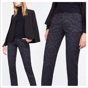 Zara Jacquard Trousers